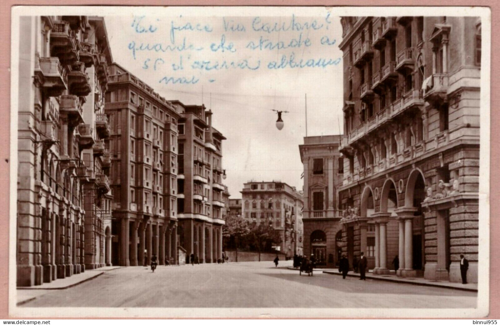 Cartolina Genova Sampierdarena Via Cantore - Viaggiata In Busta 1948 - Genova (Genoa)