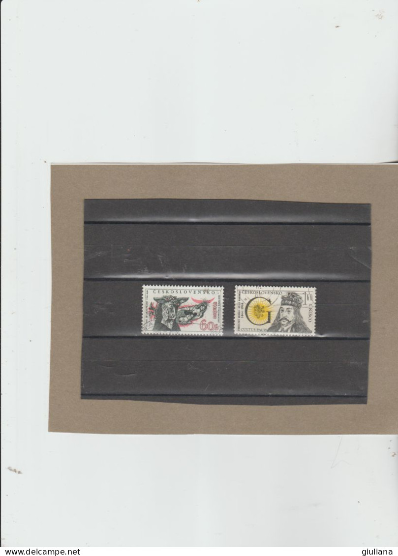 Cecoslovacchia 1964 - (YT)  1327/30 Used  "Anniversari Culturali. Soggetti Diversi" - 2 Valori Della Serie - Used Stamps