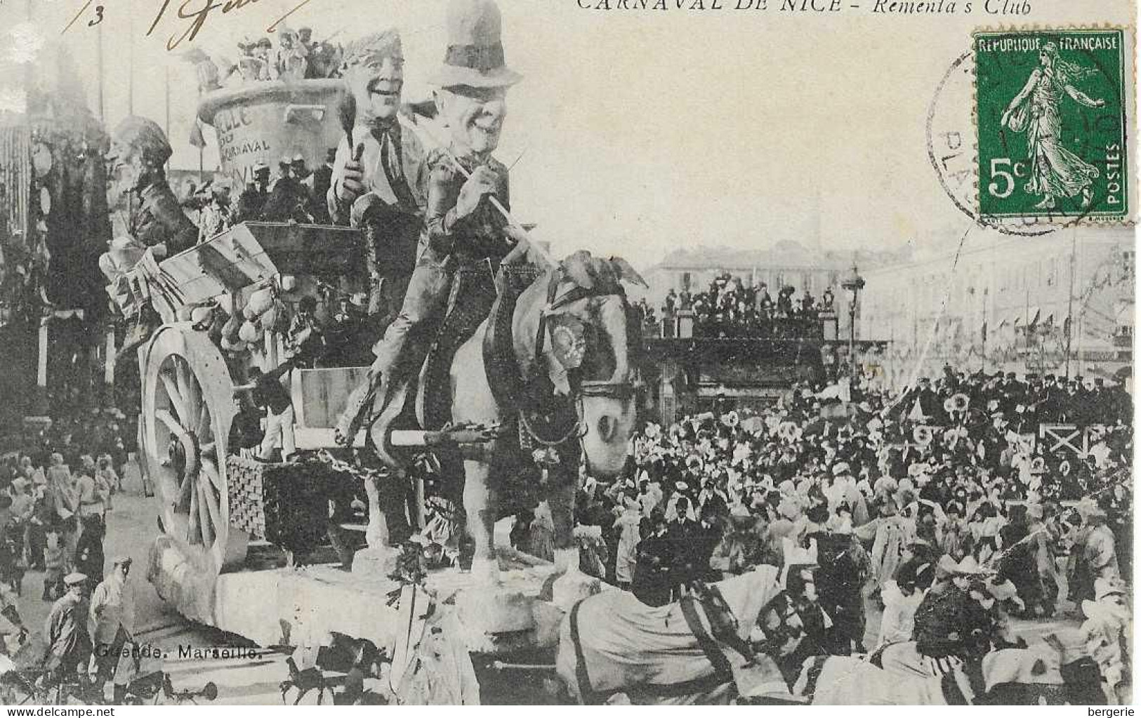 C/274              06    Nice    -    Carnaval  De 1909   -   Rementa'club - Carnaval