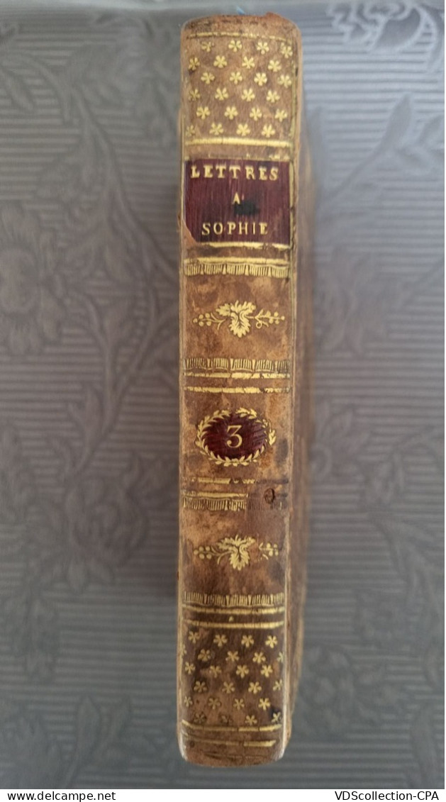4 LIVRES 1820- LETTRE A SOPHIE SUR LA CHIMIE-LA PHYSIQUE -  LOUIS AIME MARTIN - 6ème EDITION - 1801-1900