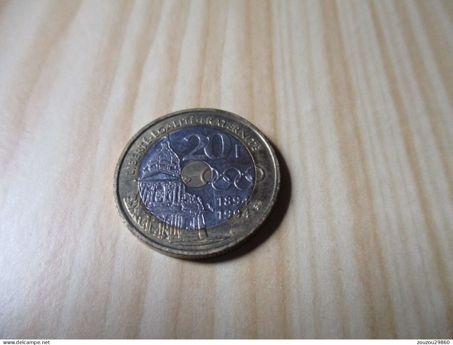 France - 20 Francs Pierre De Coubertin 1994.N°756. - Gedenkmünzen