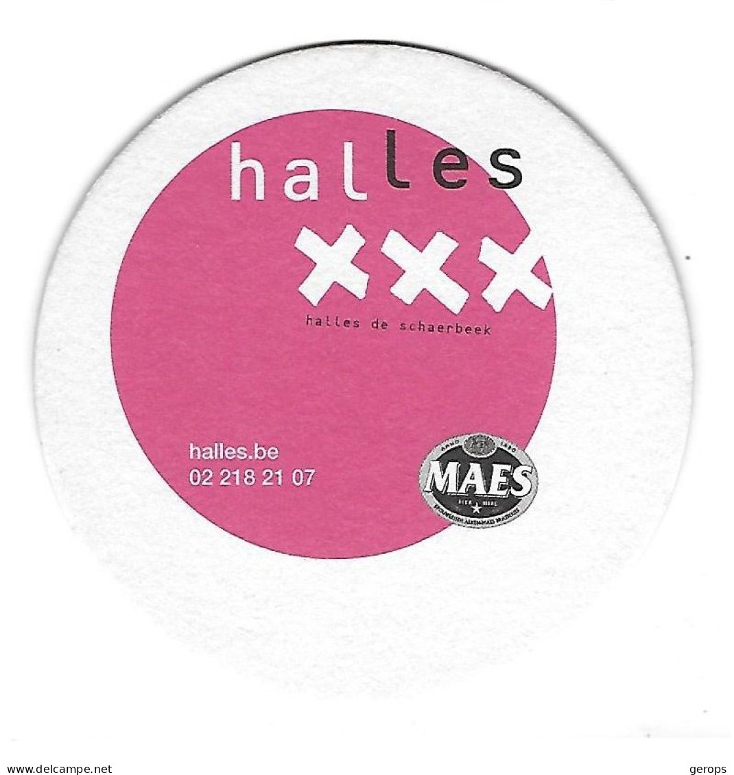 128a Brij. Maes Waarloos Halles De Schaerbeek - Beer Mats