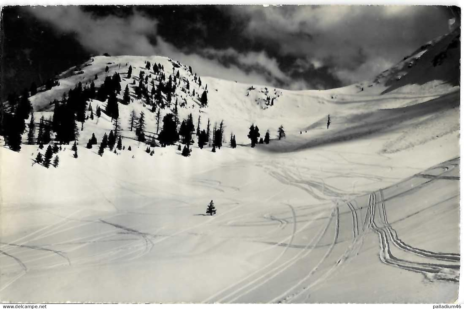 VS CHAMPEX Piste De La Breya - Darbellay, Martigny, No 6308 - 05.03.1962 - Vers Dijon - Salvan