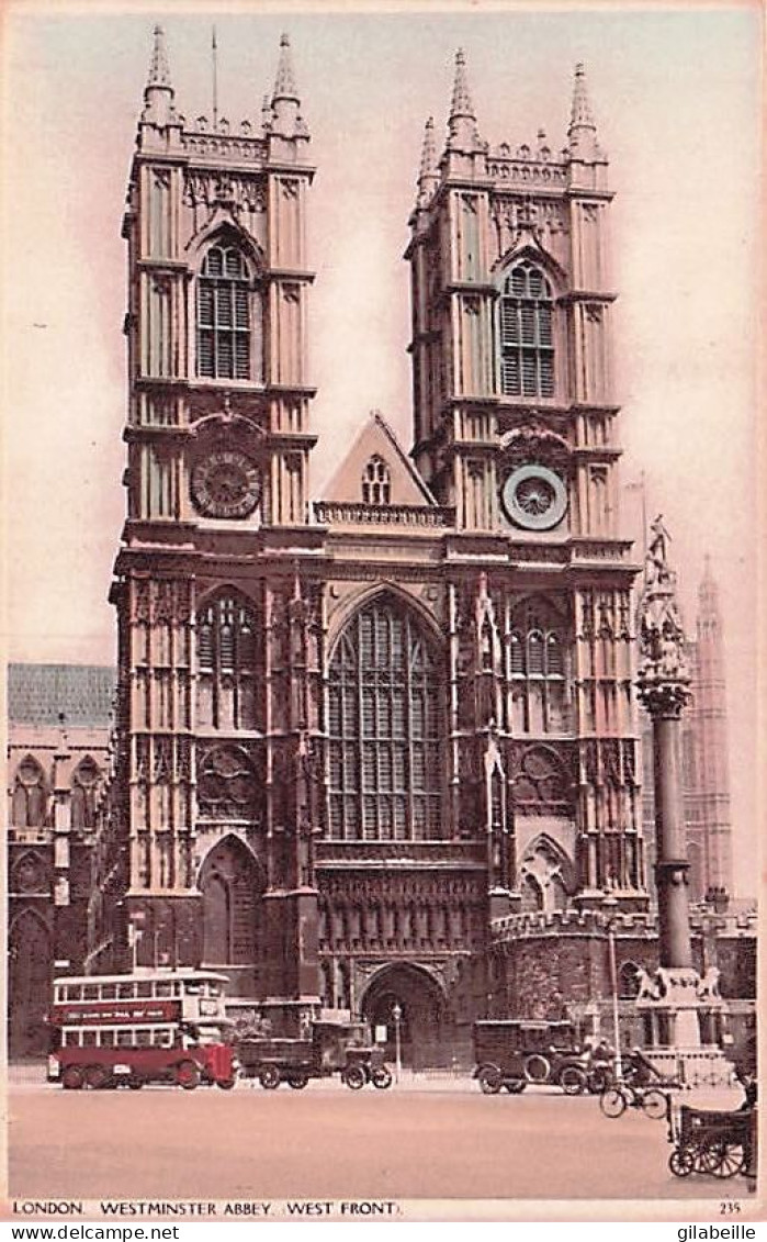 LONDON -  Wesminster Abbey West Front - Other & Unclassified