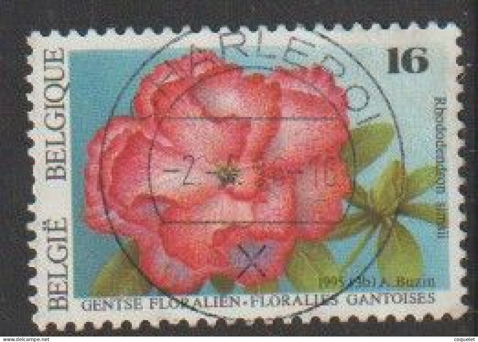 Belgique N° 2590  Obl.  Floralies Gantoise Rhododendron -  Belle Oblitération Centrale - Gebraucht