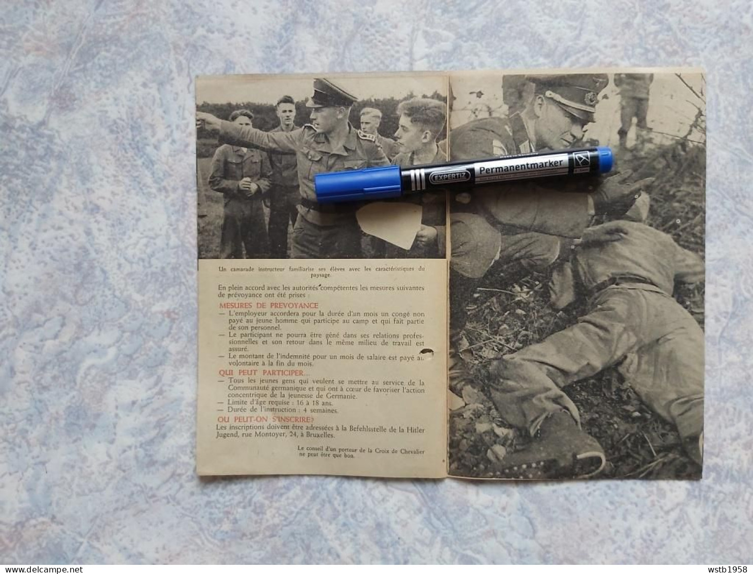 Collaboratie Oorlog Collaboration Guerre Jeunesse Combattants Léon Degrelle REX Front Russie Waffen - Guerra 1939-45