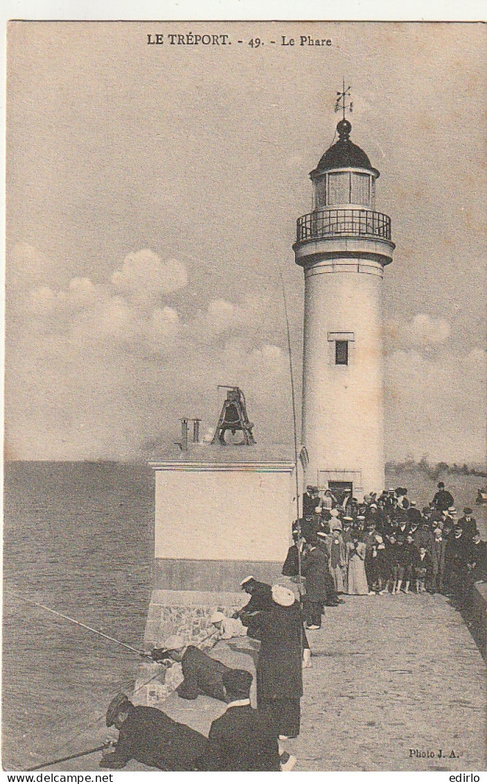 ***  76  ***  LE TREPORT  Le Phare -- TTBE  Neuve - Le Treport