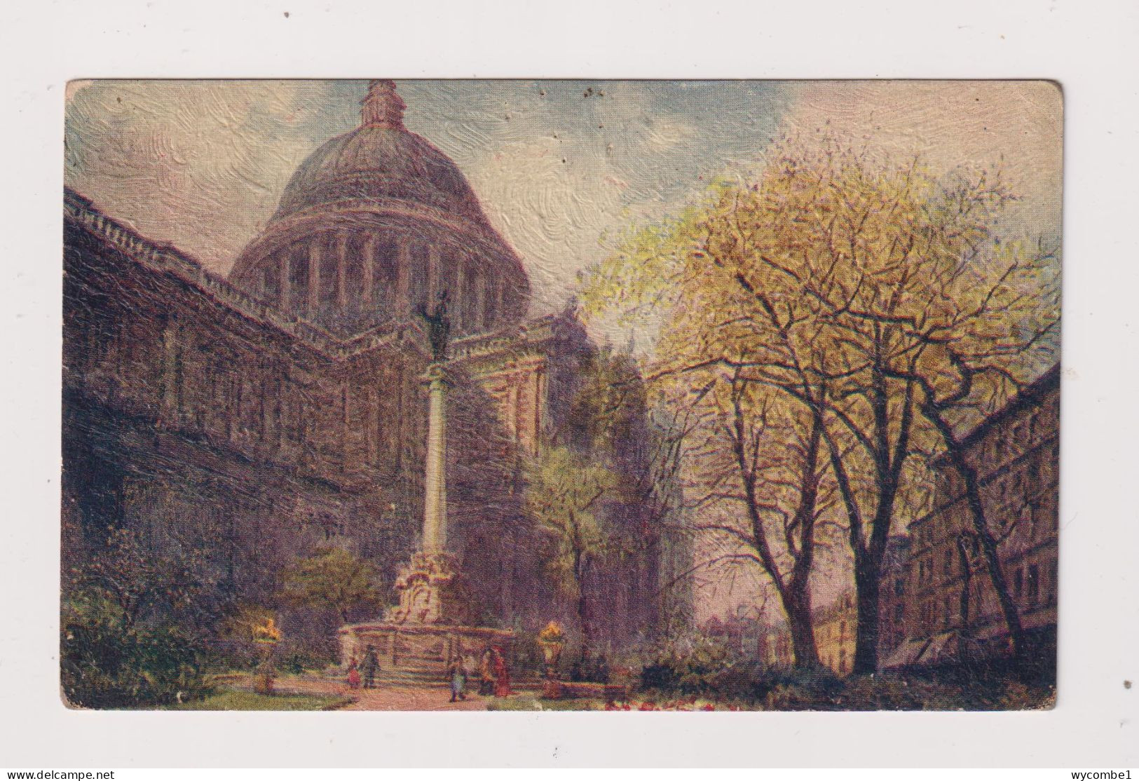 ENGLAND -  St Pauls Cathedral Used Vintage Postcard - St. Paul's Cathedral