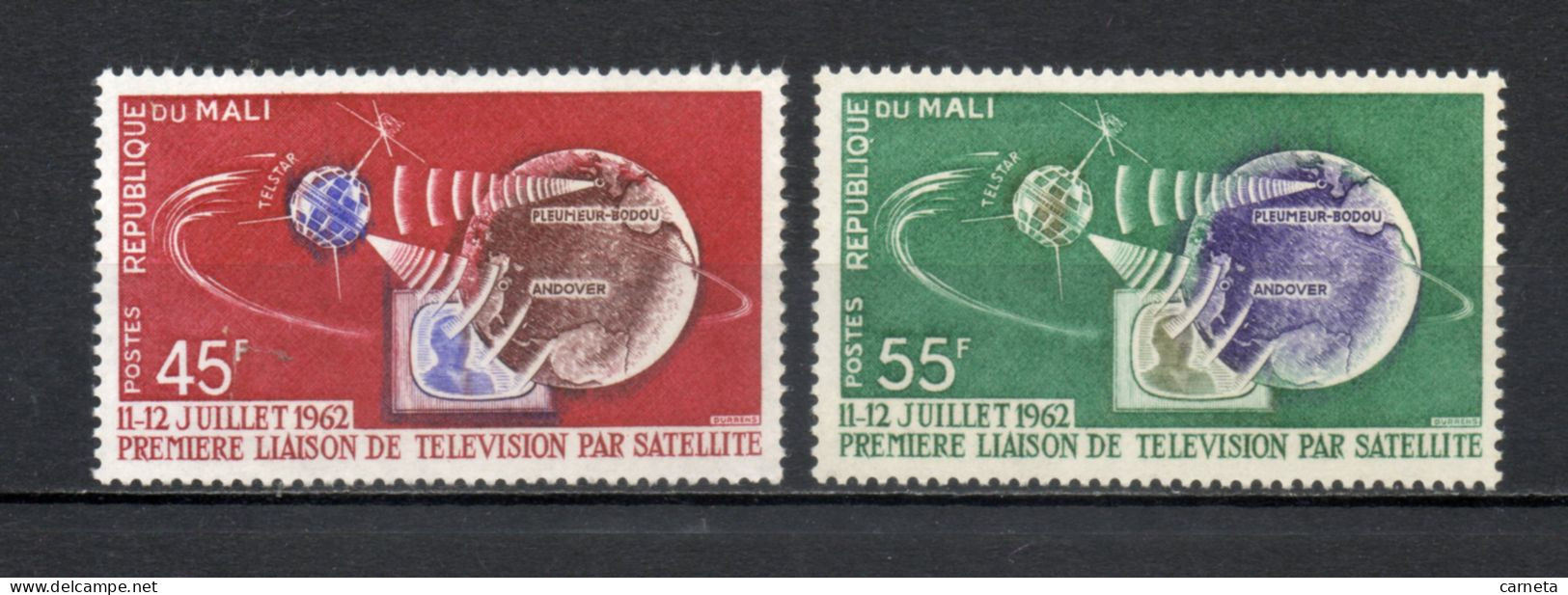 MALI  N° 41 + 42   NEUFS SANS CHARNIERE  COTE 3.00€   ESPECE TELECOMMUNICATIONS  VOIR DESCRIPTION - Malí (1959-...)