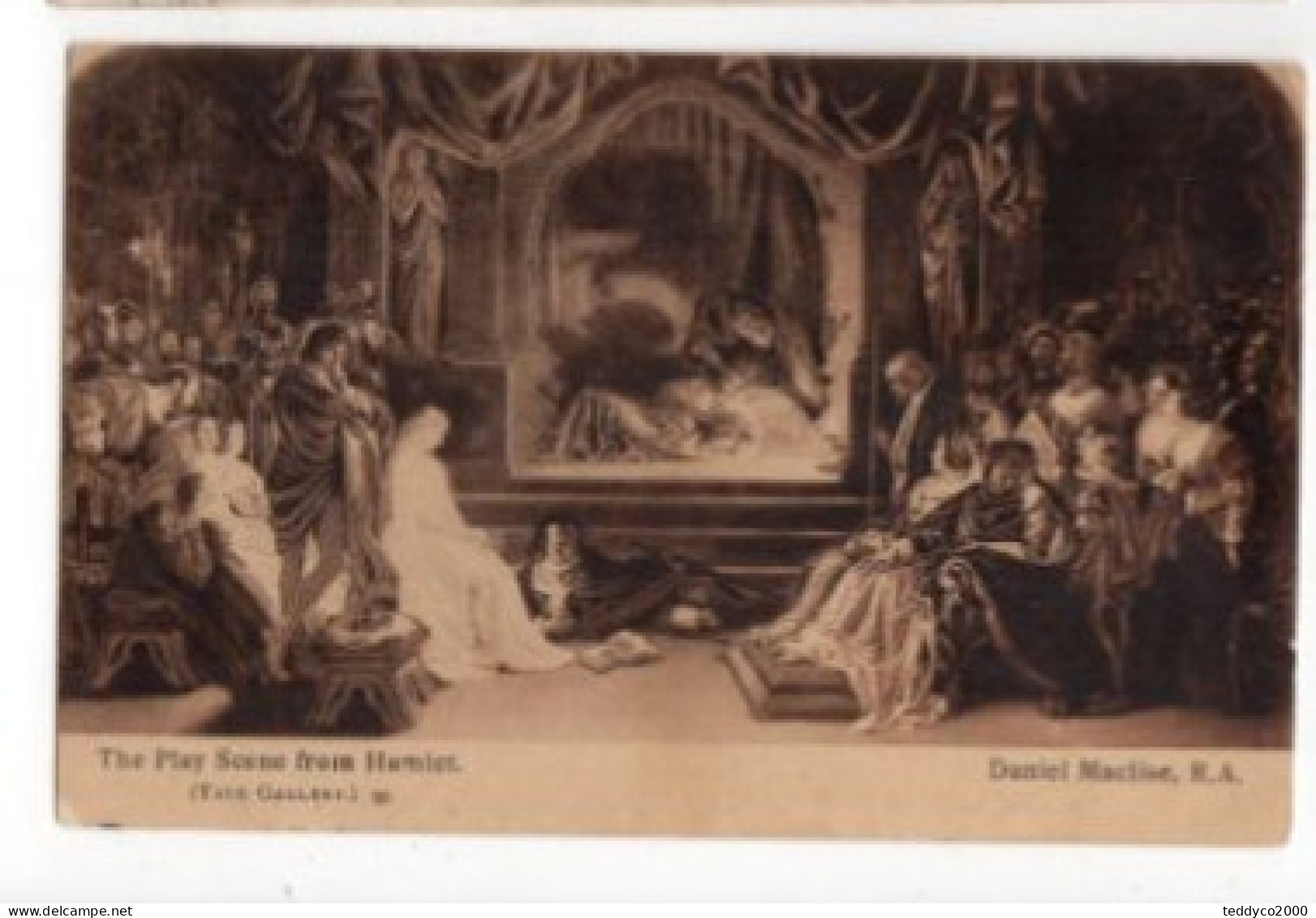 TATE GALLERY, Daniel Maclise The Play Scene From Hamlet 1911 - Museos