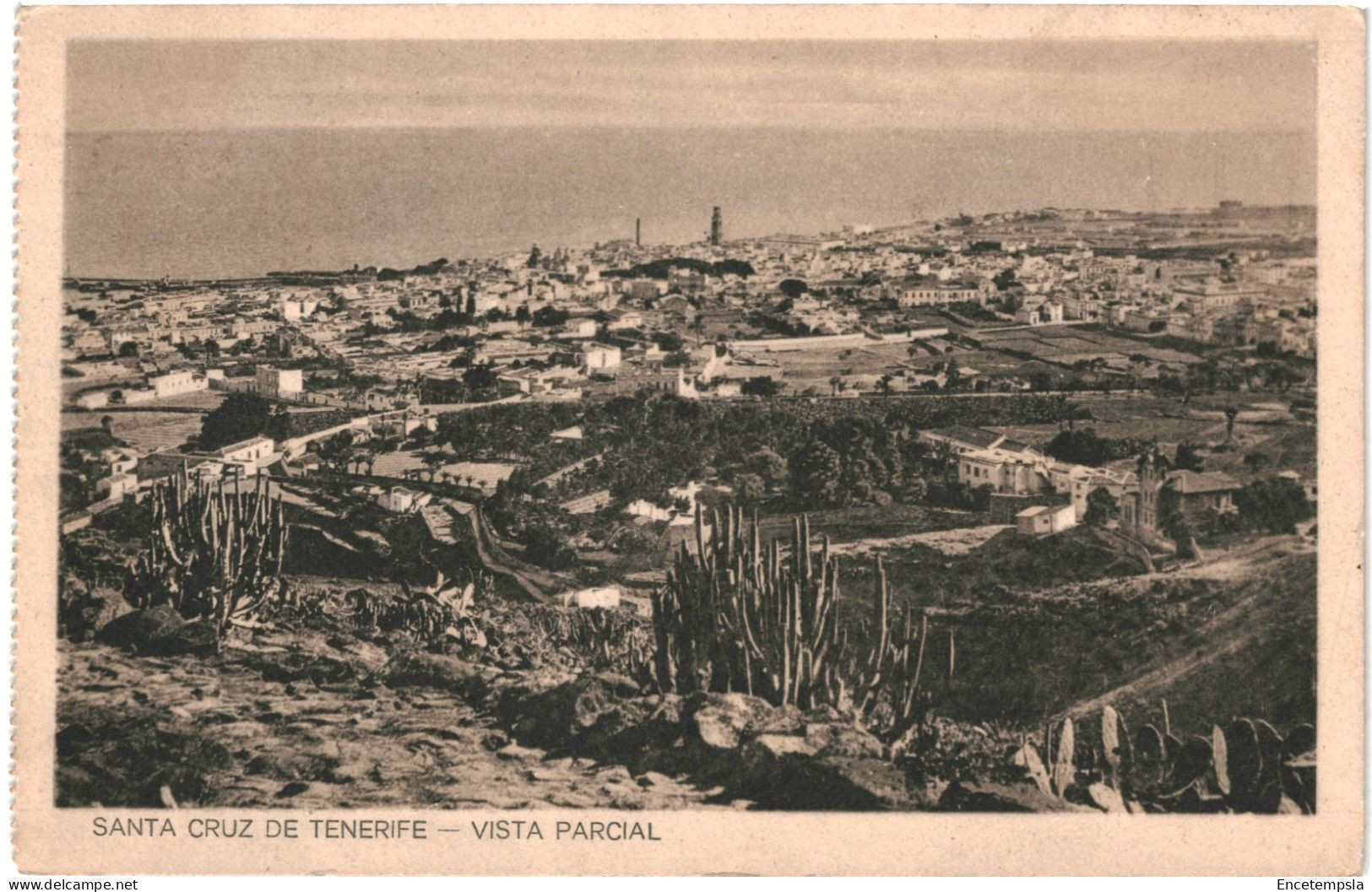 CPA Carte Postale Espagne Santa Cruz De Tenerife Vista Parcial  1927 VM80264 - Tenerife