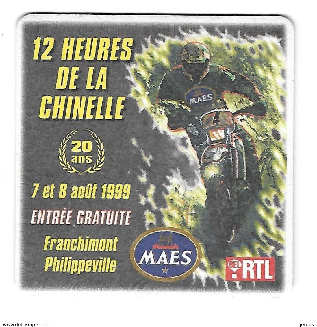 138a Brij. Maes Waarloos 12 Heures De La Chinelle 1999 - Bierdeckel