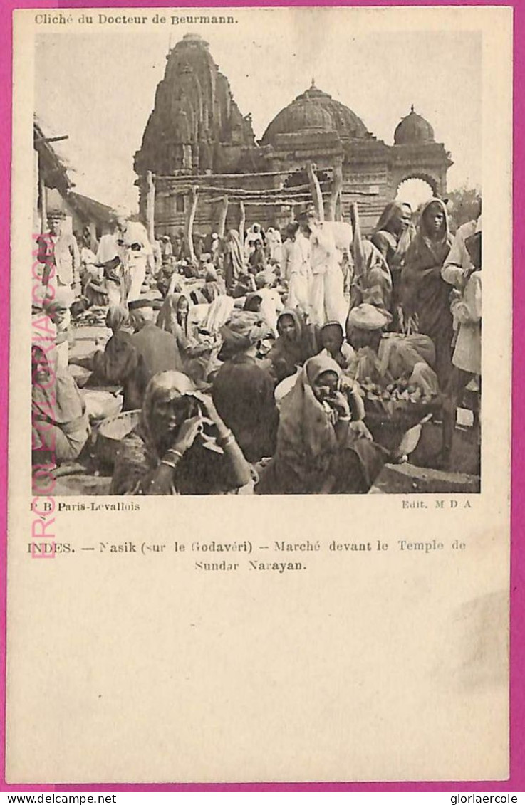 Ag3774  - INDIA - VINTAGE POSTCARD  - Nasik, Ethnic - India