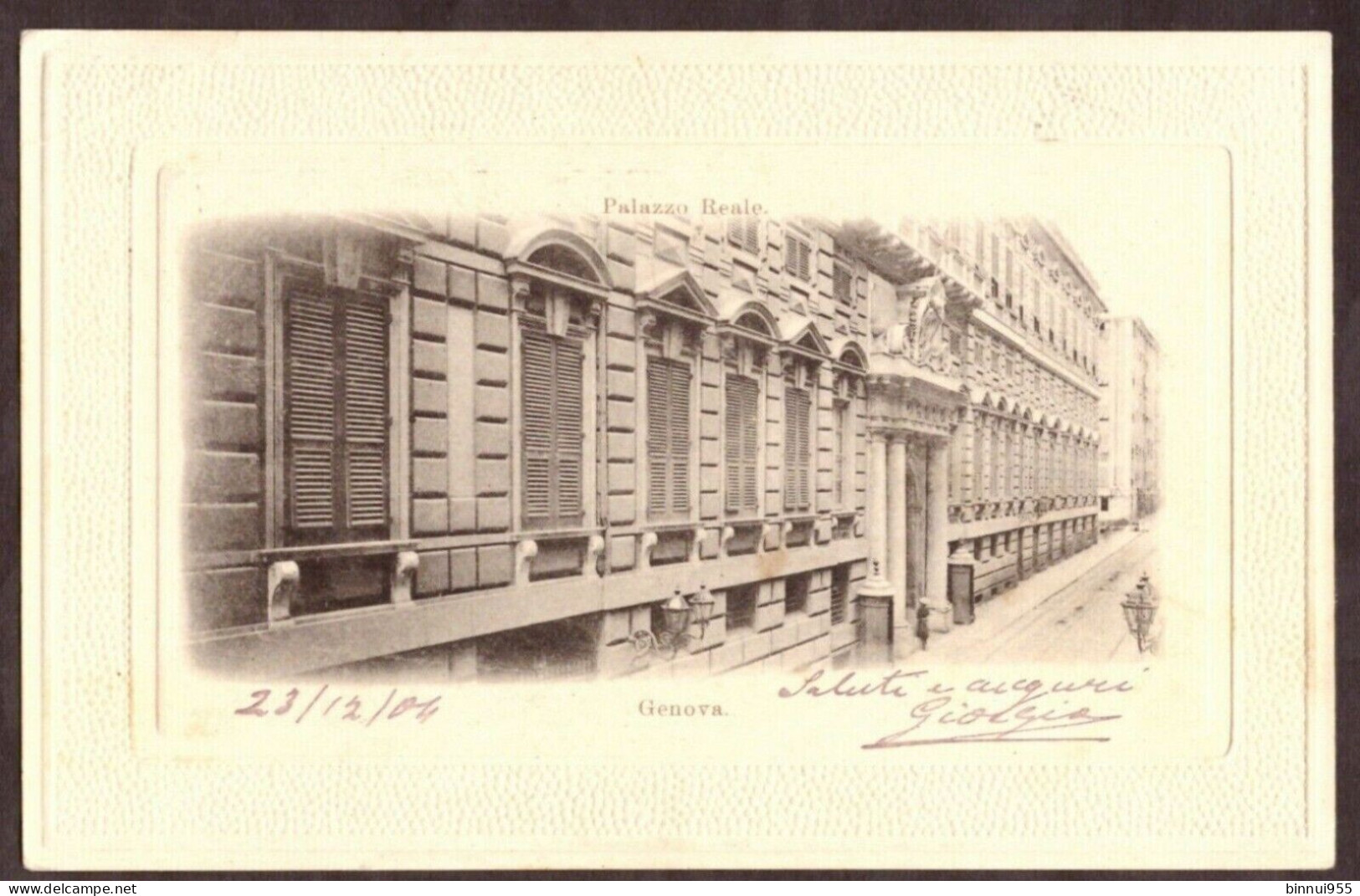 Cartolina Genova Palazzo Reale - Viaggiata - Genova