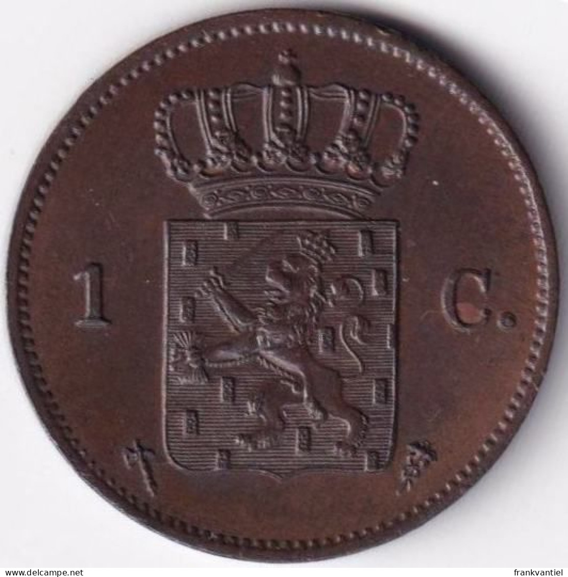 Nederland / Netherlands KM-100 1 Cent 1877 - 1849-1890 : Willem III