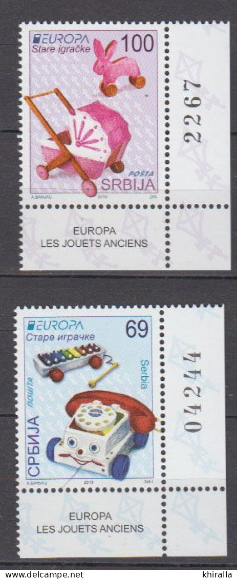 SERBIE   2015  EUROPA        N°  592 / 593        ( Neuf Sans Charnieres )    COTE  4 € 00 - Serbia