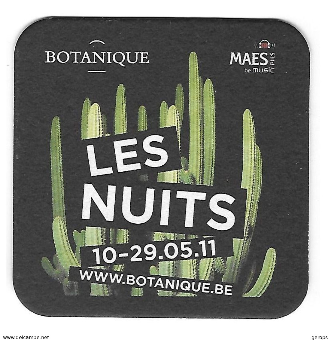 149a Brij. Maes Waarloos Botanique Les Nuits 10-29.05.11 - Beer Mats