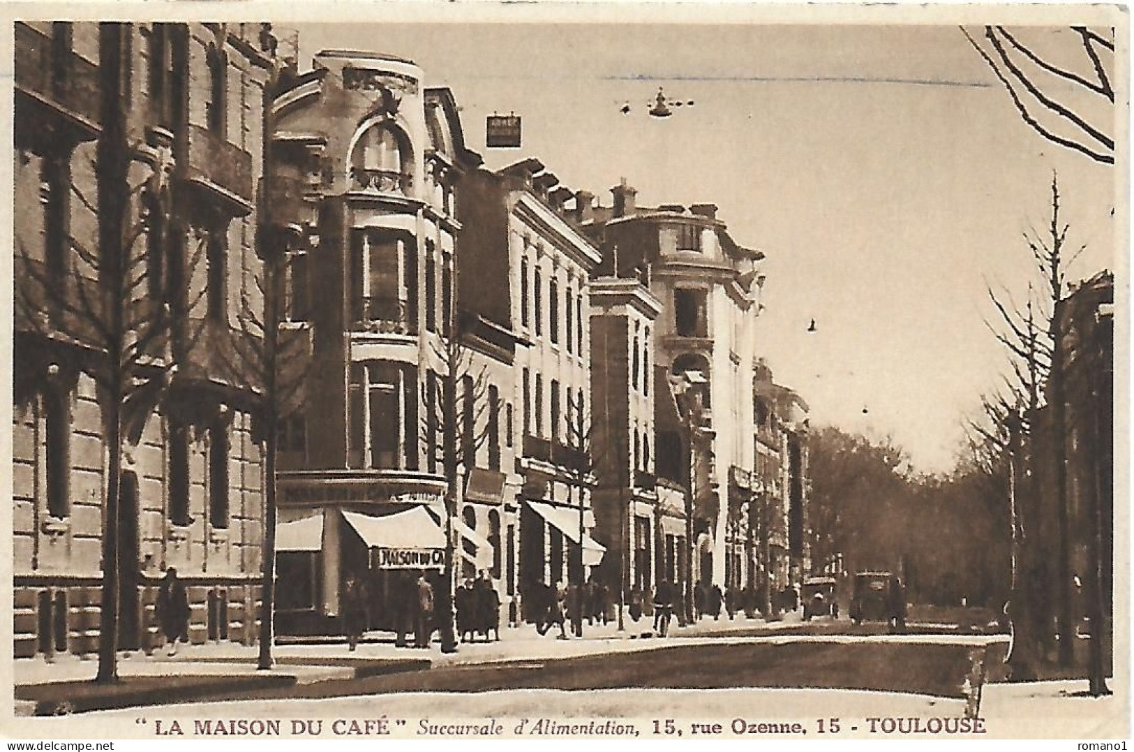 31)   TOULOUSE  -  LA MAISON DU CAFÉ  Succursale D' Alimentation 15 Rue Ozenne Toulouse - Toulouse