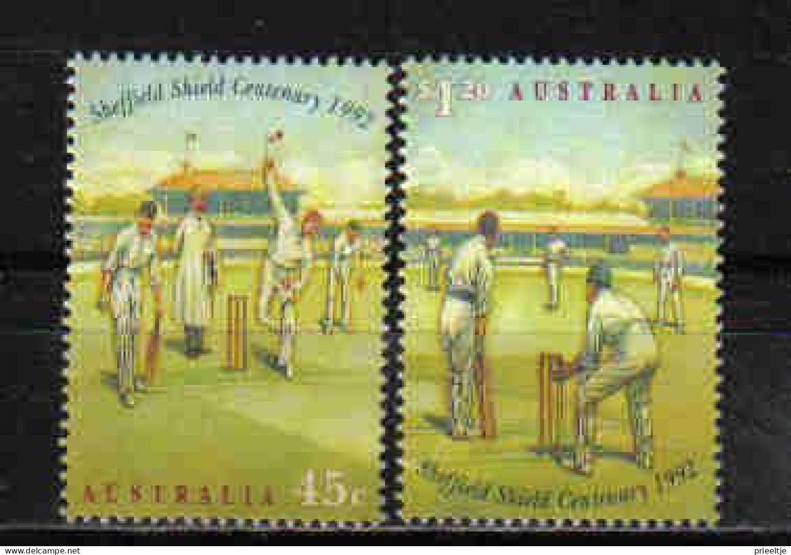Australia 1992 Cricket Y.T. 1282/1283 ** - Nuevos