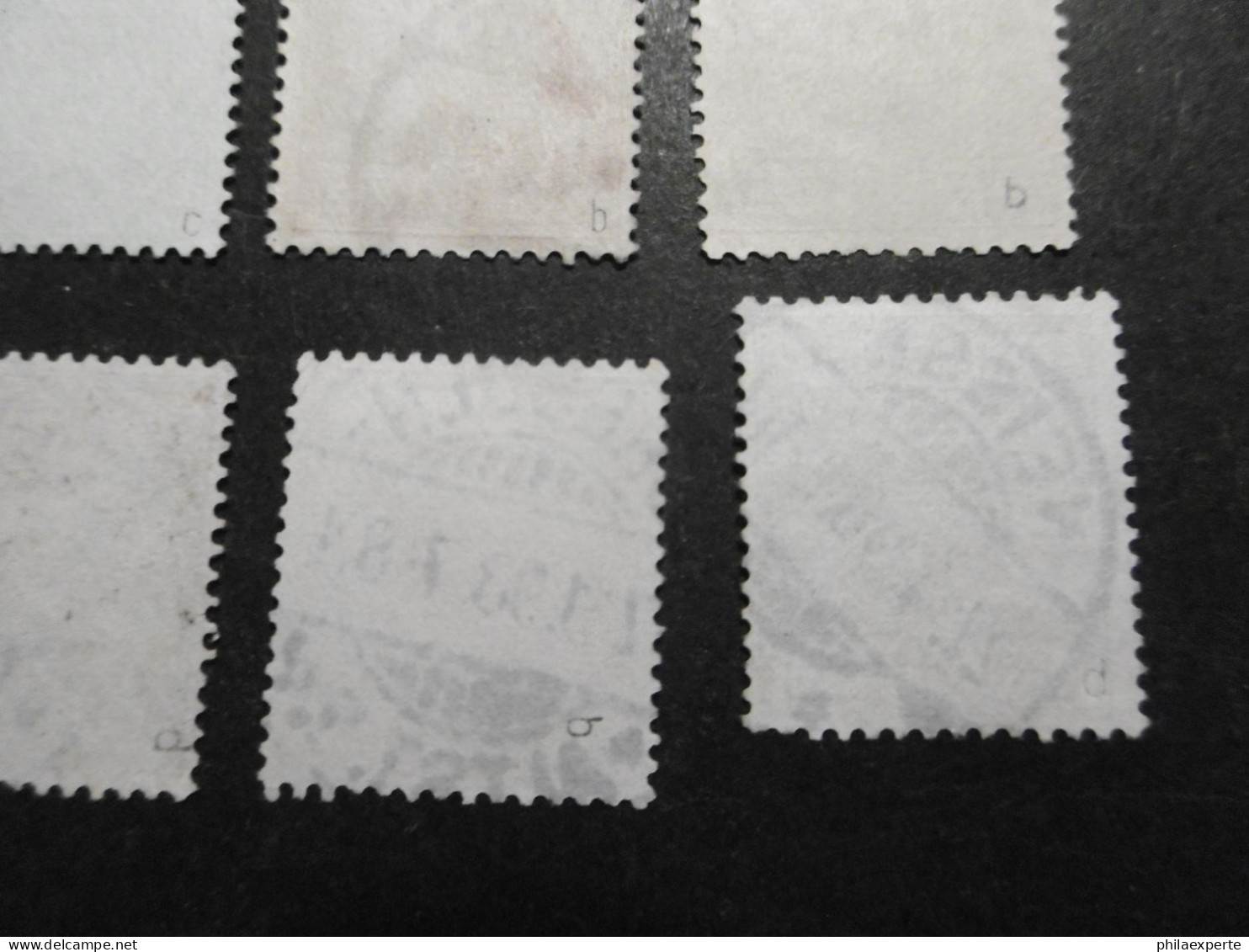 Deutsches Reich Mi. 45a+46c+47b(2)+47c+48d+49b+50d Gestempelt Alle Signiert BPP-ausgesuchter Satz - Used Stamps