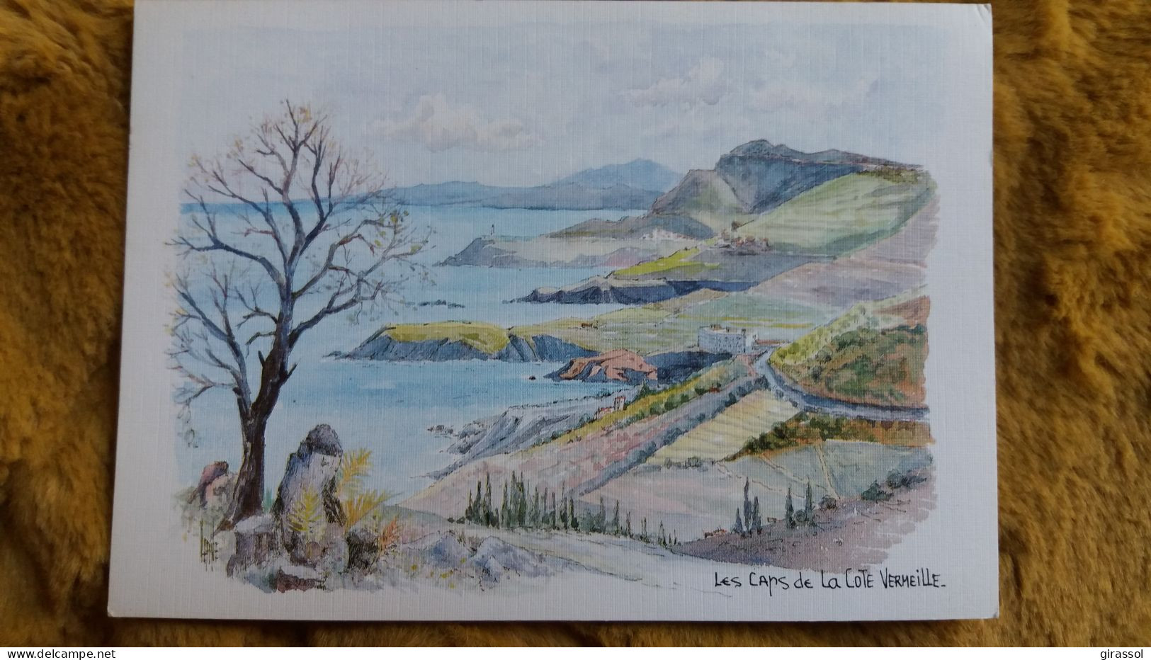 CPM AQUARELLE DE ROBERT LEPINE LES CAPS DE LA COTE VERMEILLE ED YVON TOILEE - Paintings