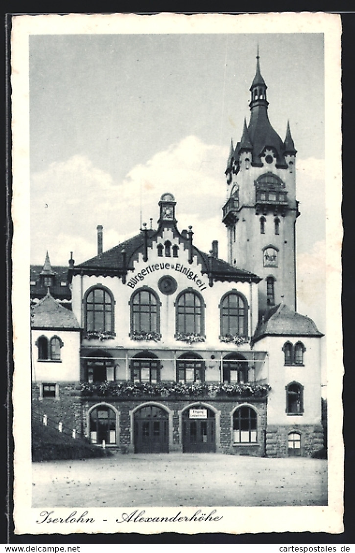 AK Iserlohn, Gasthof Alexanderhöhe  - Iserlohn