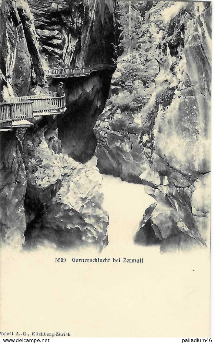 VS ZERMATT - GORNERSCHLUCHT BEI ZERMATT - Wehrli Frères Kilchberg-ZH No 5539 - NEUVE Pas Circulé - Zermatt