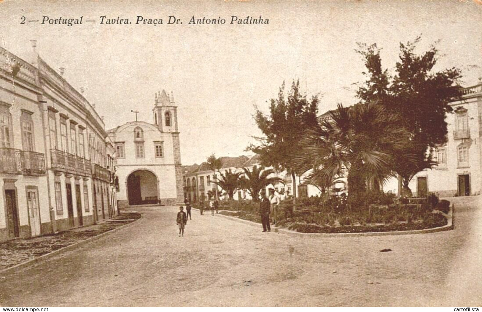 TAVIRA - Praça Dr. António Padinha  ( 2 Scans ) - Faro