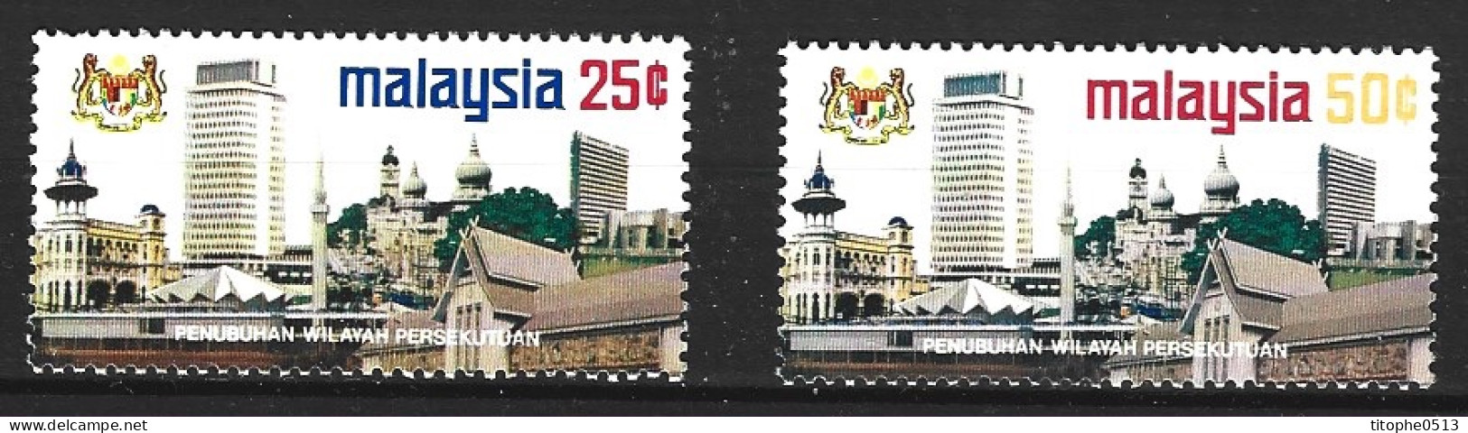 MALAISIE. N°115-6 De 1974. Kuala Lumpur. - Malasia (1964-...)