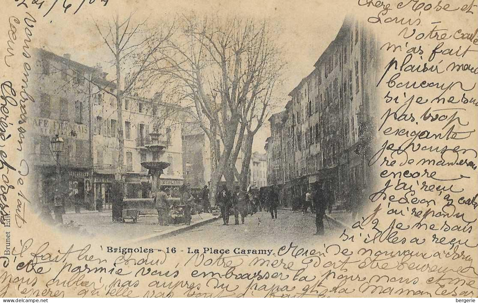 C/274               83    Brignoles    -    La Place Caramy - Brignoles