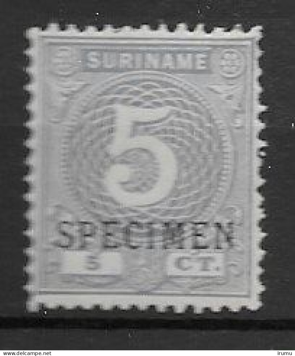 Suriname 1890, NVPH 20 SPECIMEN (SN 2930) - Surinam ... - 1975