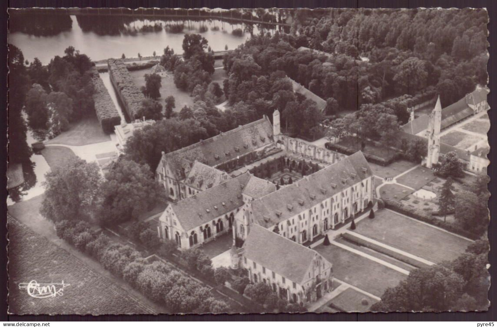 ENVIRONS DE VIARMES ABBAYE DE ROYAUMONT VUE AERIENNE 95 - Otros & Sin Clasificación