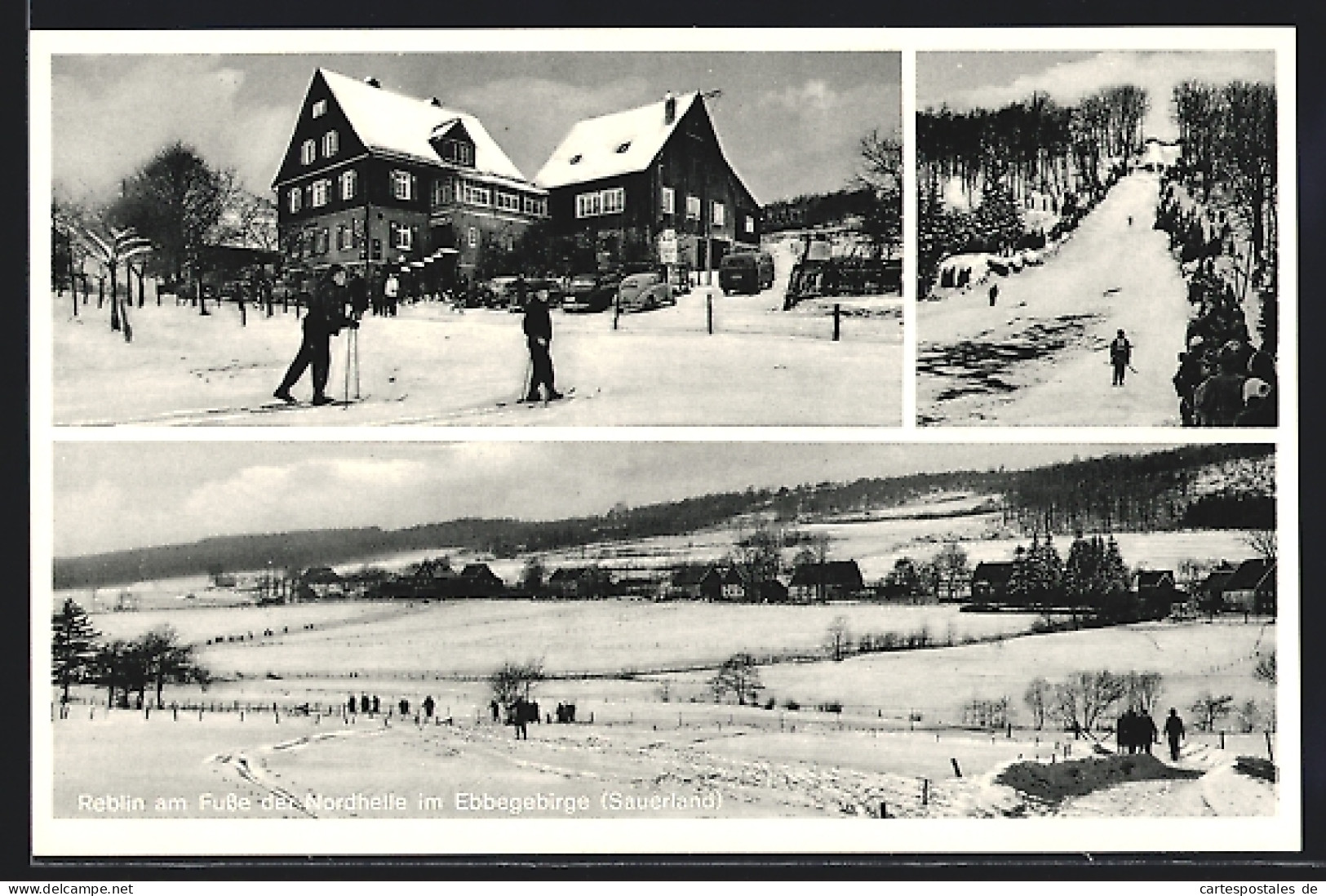 AK Reblin, Gasthof Alfred Weber, Am Fusse Der Nordhelle Im Ebbegebirge  - Autres & Non Classés