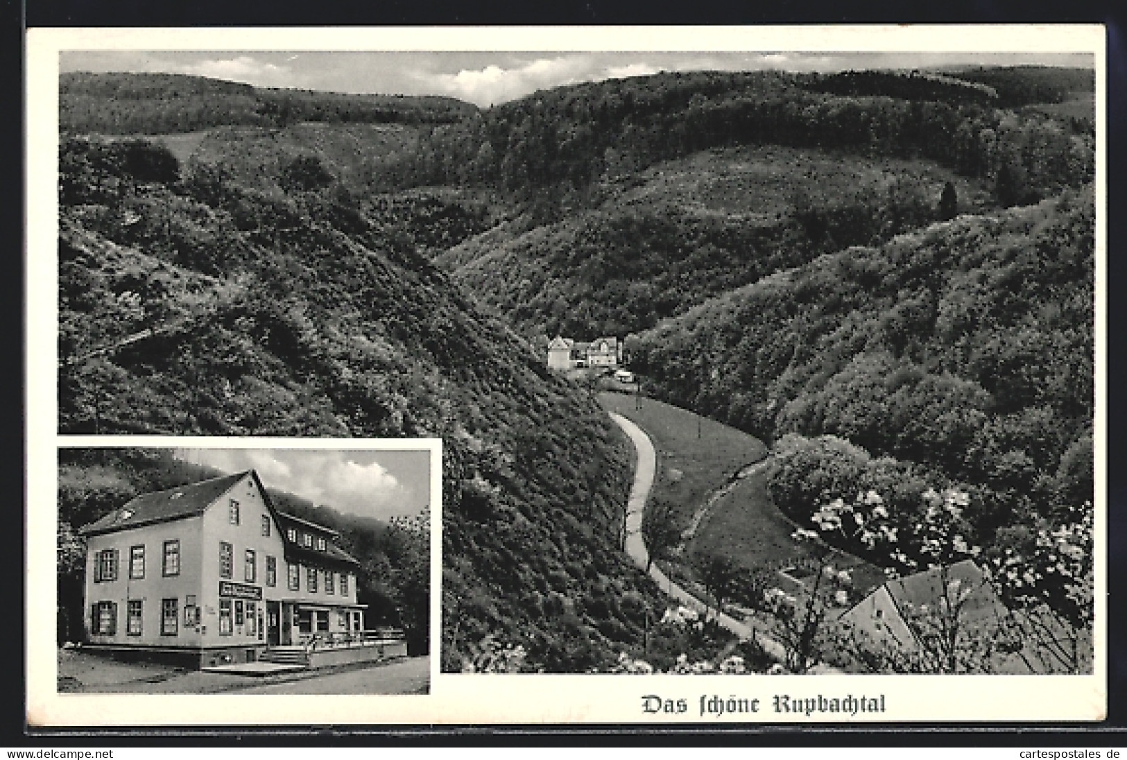 AK Diez /Land, Gasthaus-Pension Zum Rupbachtal, Panorama  - Diez