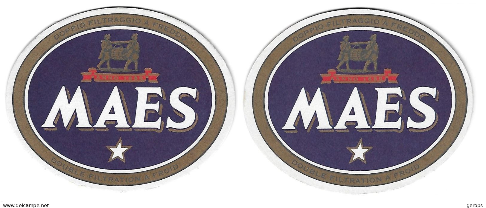 158a Brij. Maes Waarloos Maes  Rv - Bierdeckel