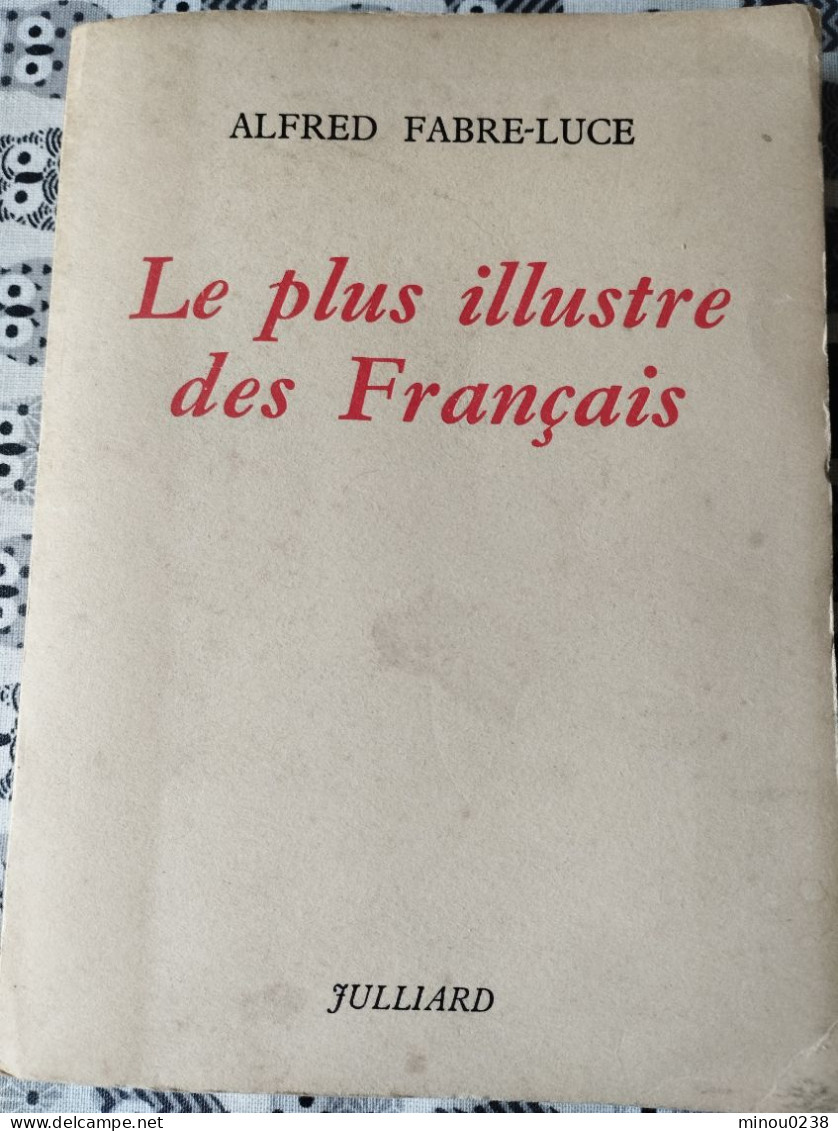 Le Plus Illustre Des Français - Francese