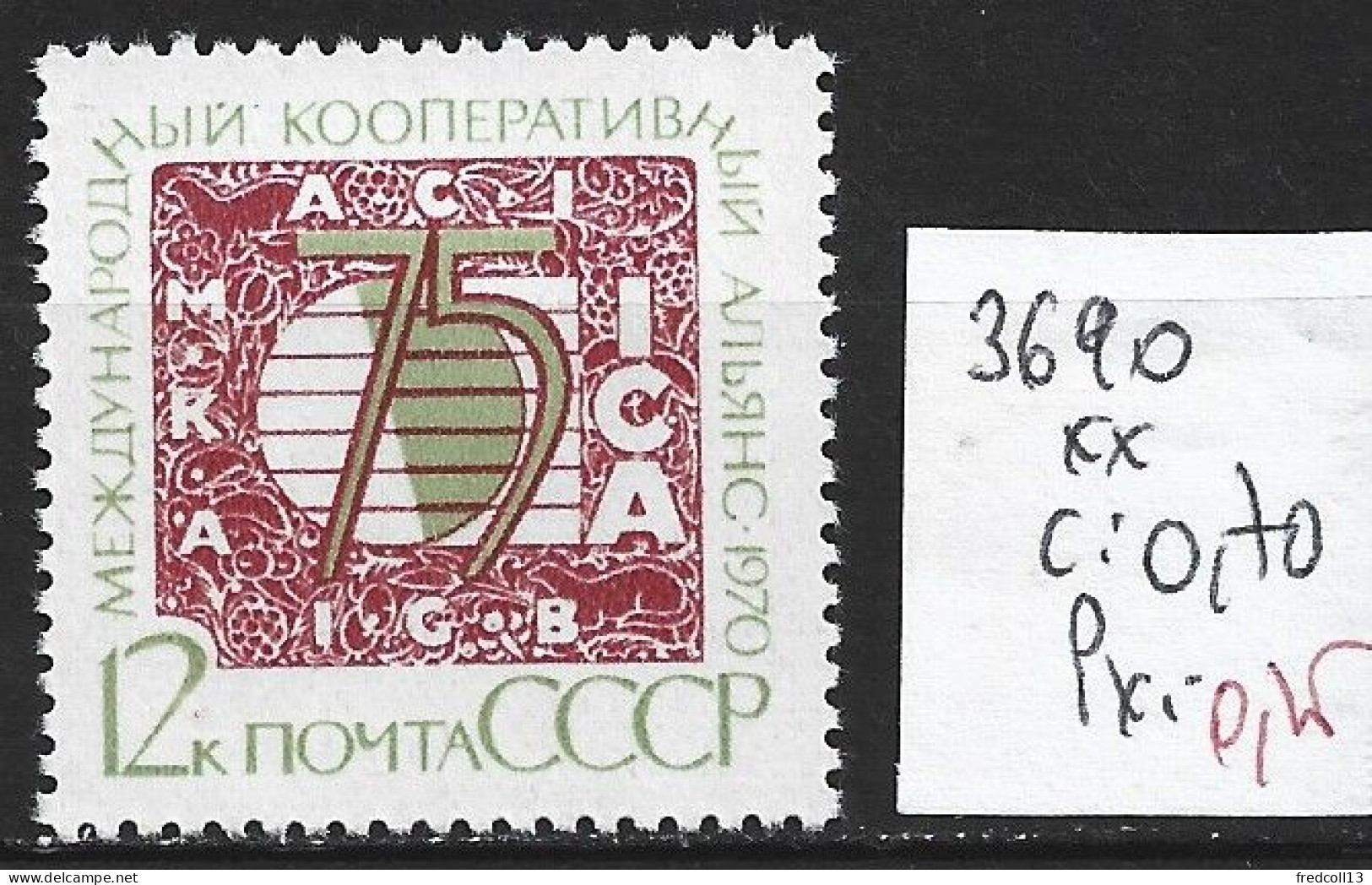 RUSSIE 3690 ** Côte 0.70 € - Nuovi