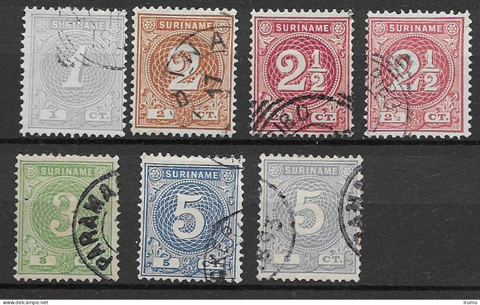Suriname 1890, NVPH 16-20 (SN 2933) - Suriname ... - 1975