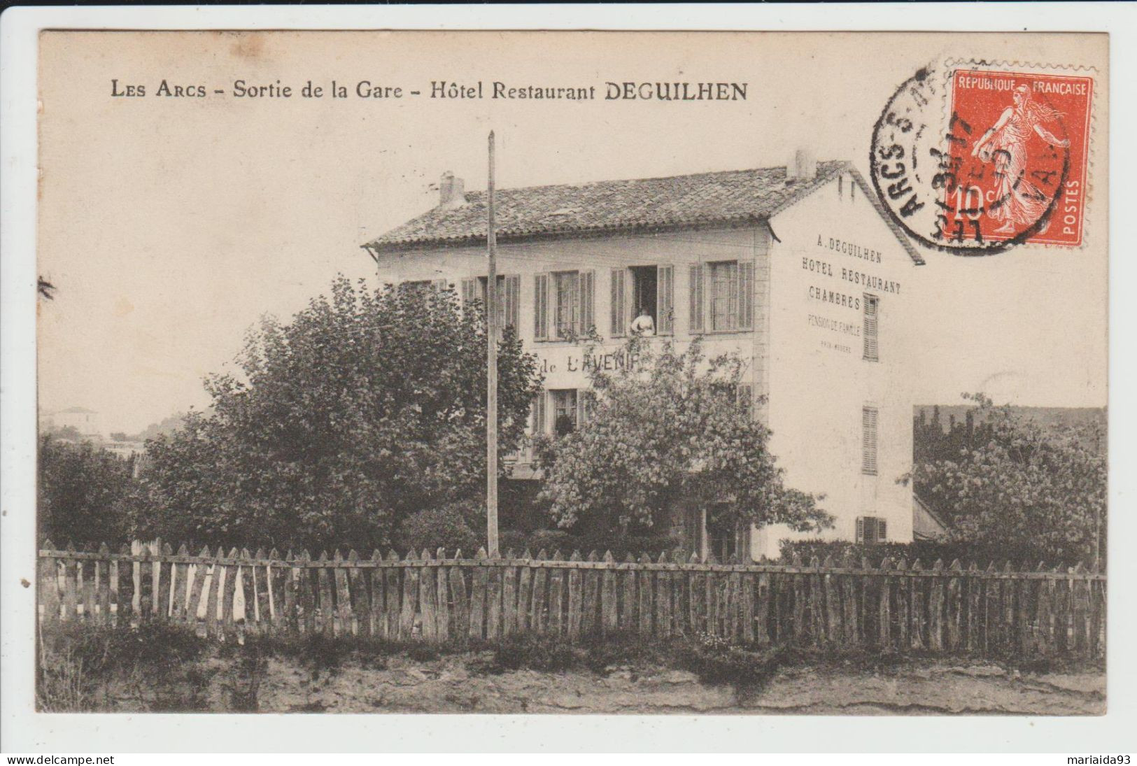 LES ARCS - VAR - SORTIE DE LA GARE - HOTEL RESTAURANT DEGUILHEN - Les Arcs