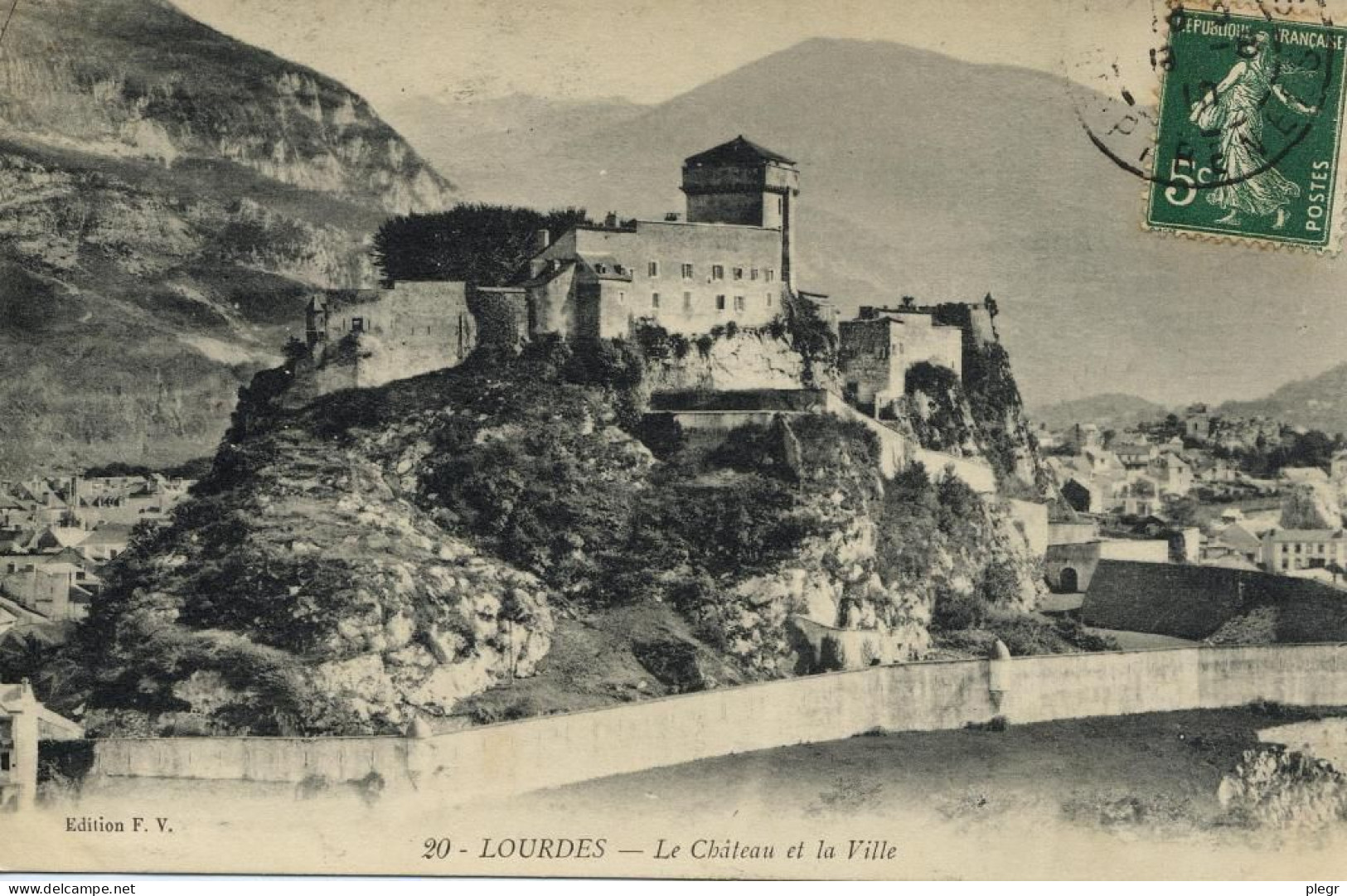 65286 01#0+14 - LOURDES - LOT DE 80 CARTES