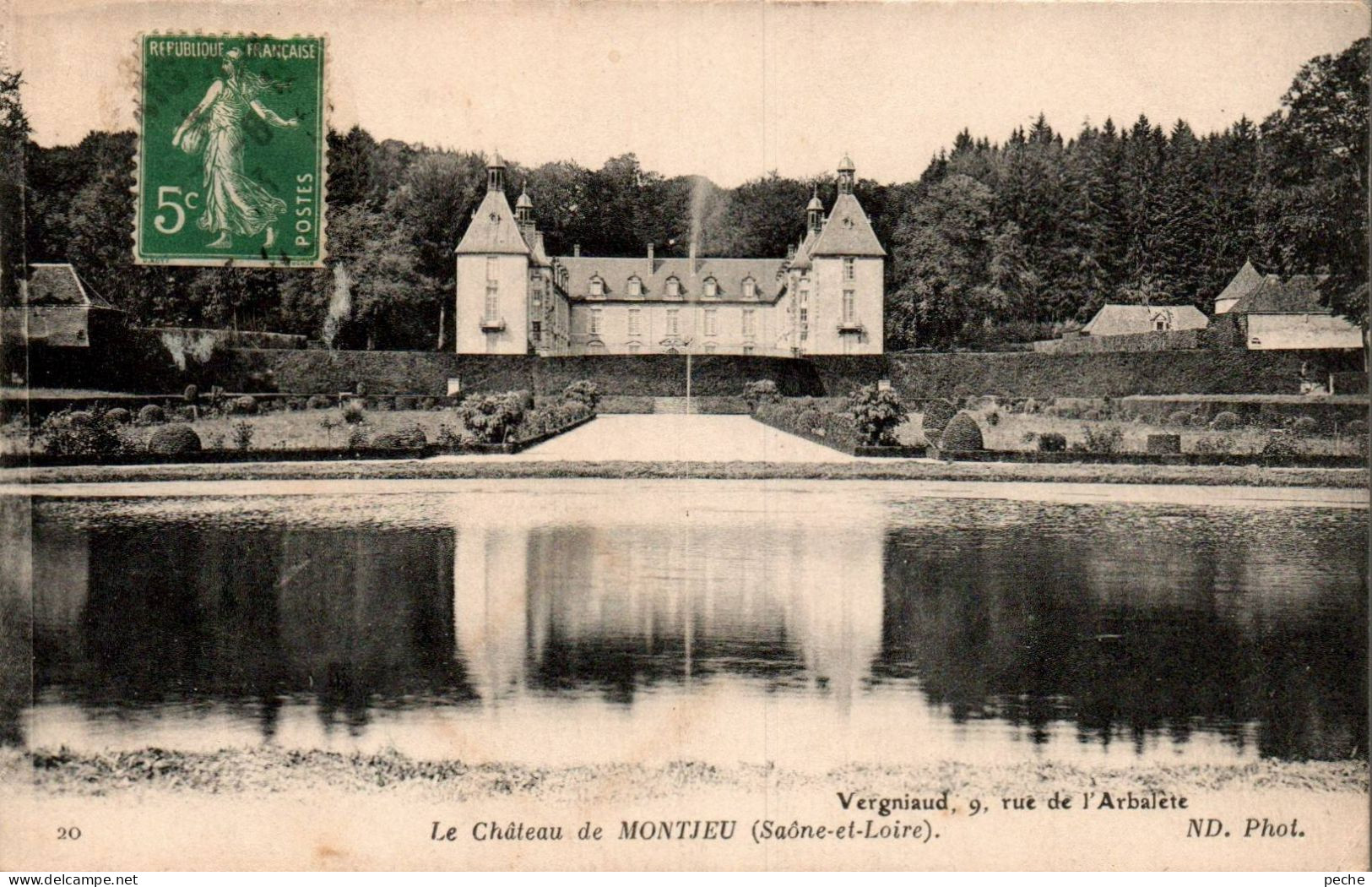 N°1572 W -cpa Montjeau -le Château- - Autres & Non Classés