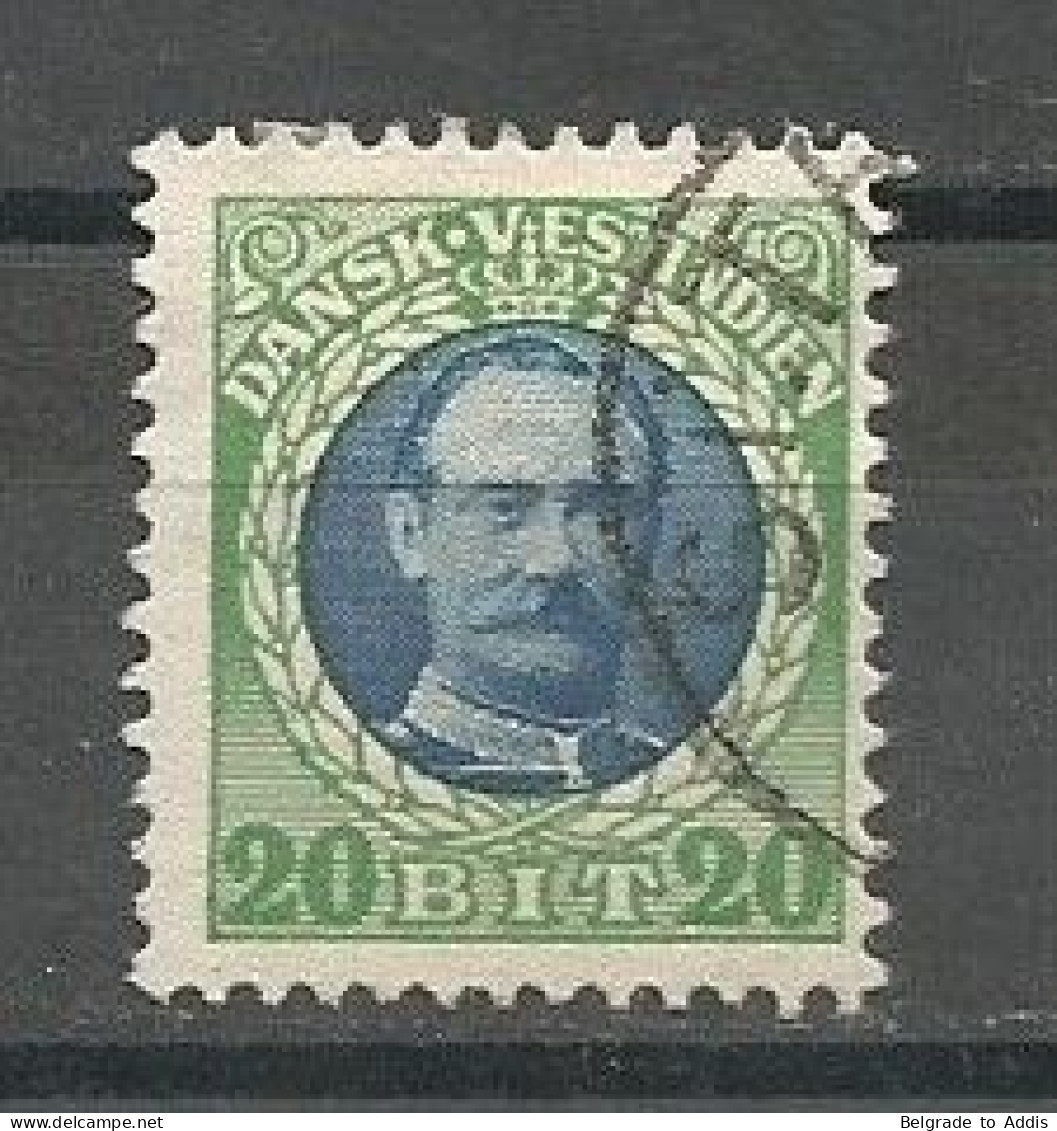 Denmark Danish West Indies Sc.#46 Used 1908 - Dinamarca (Antillas)