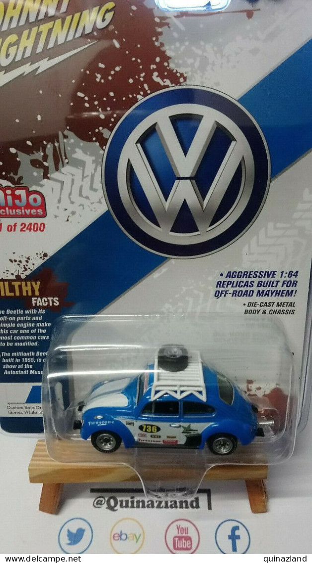 Johnny Lightning Off Road 1970 Volkswagen Beetle (NG96) - Otros & Sin Clasificación