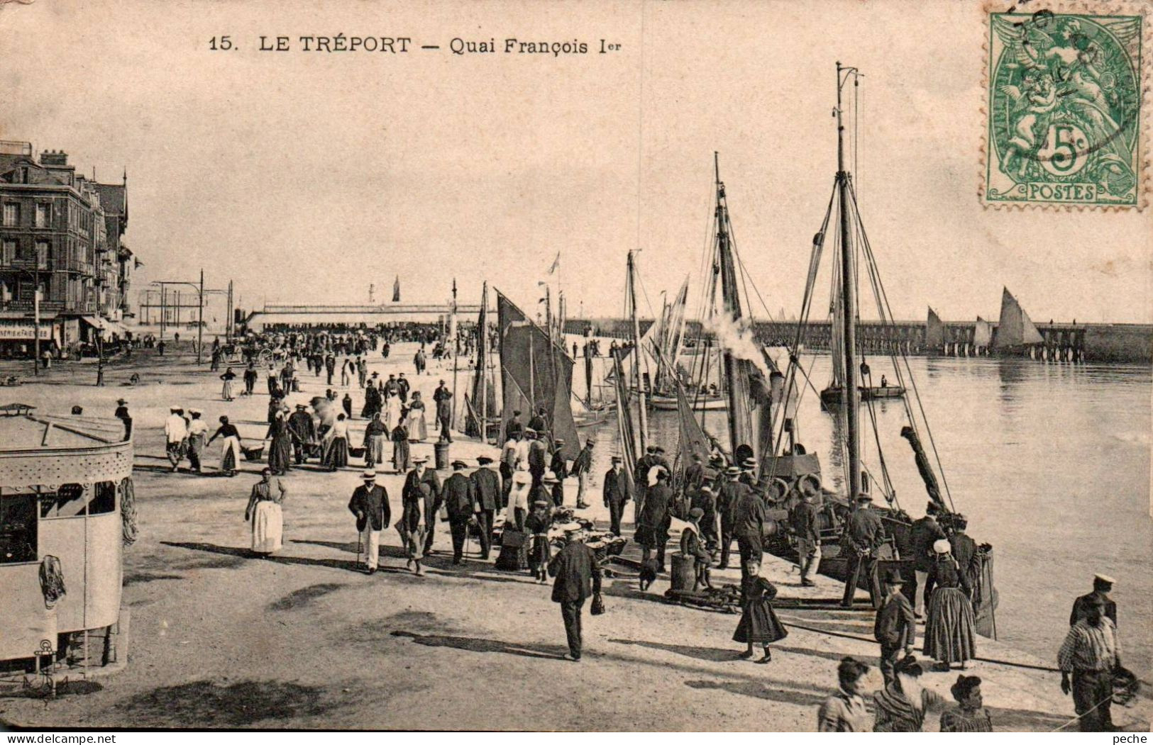 N°1574 W -cpa Le Tréport -quai François 1er- - Le Treport