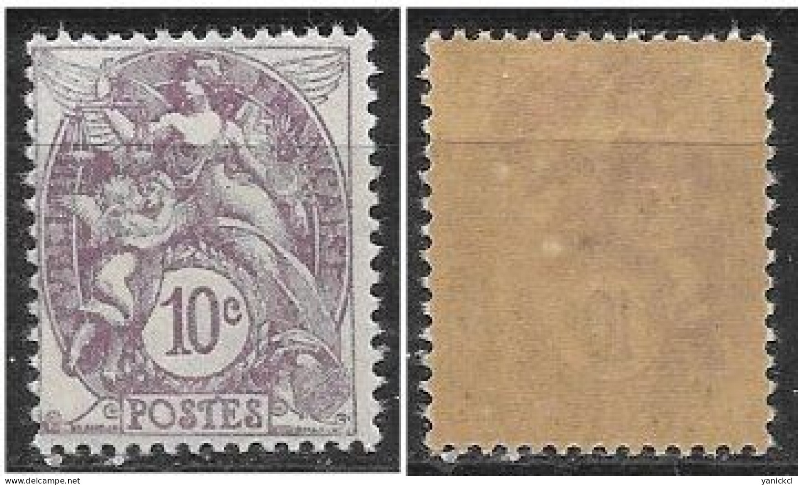 Type Blanc- 10 C. Violet - Type II - (1929 ) - Y & T N° 233 ** - Nuovi