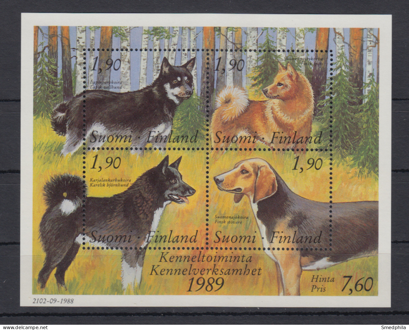 Finland 1989 - Michel Block 5 MNH ** - Blocks & Sheetlets