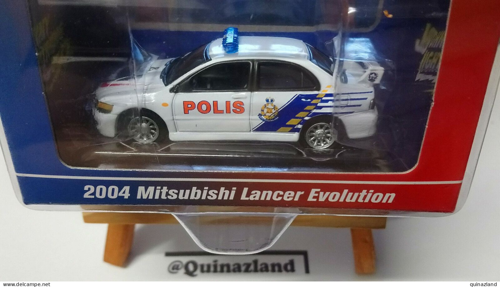 Johnny Lightning 2004 Mitsubishi Lancer Evolution Police (NG67) - Other & Unclassified