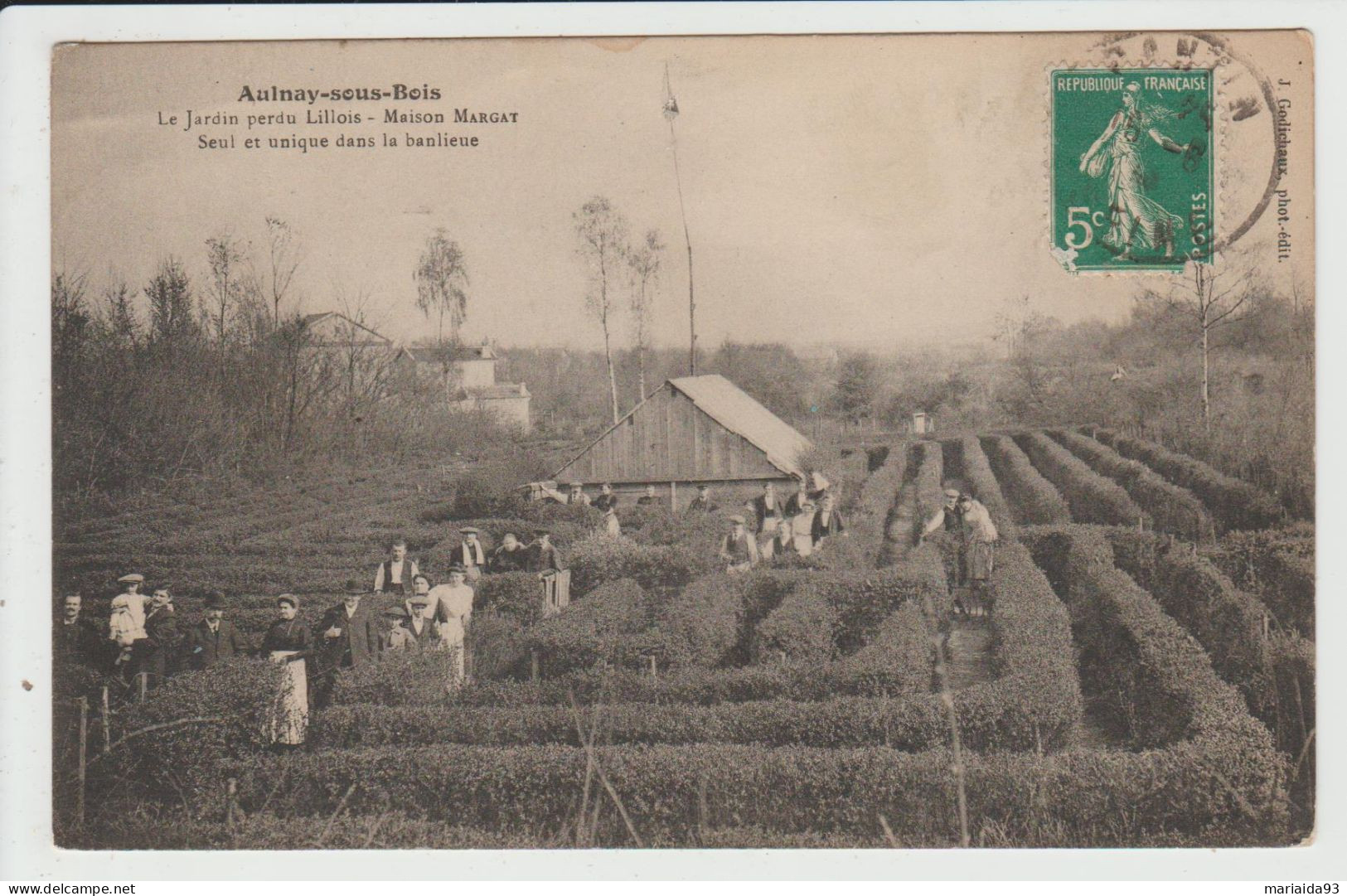 AULNAY SOUS BOIS - SEINE SAINT DENIS - LE JARDIN PERDU LILLOIS - MAISON MARGAT - Aulnay Sous Bois