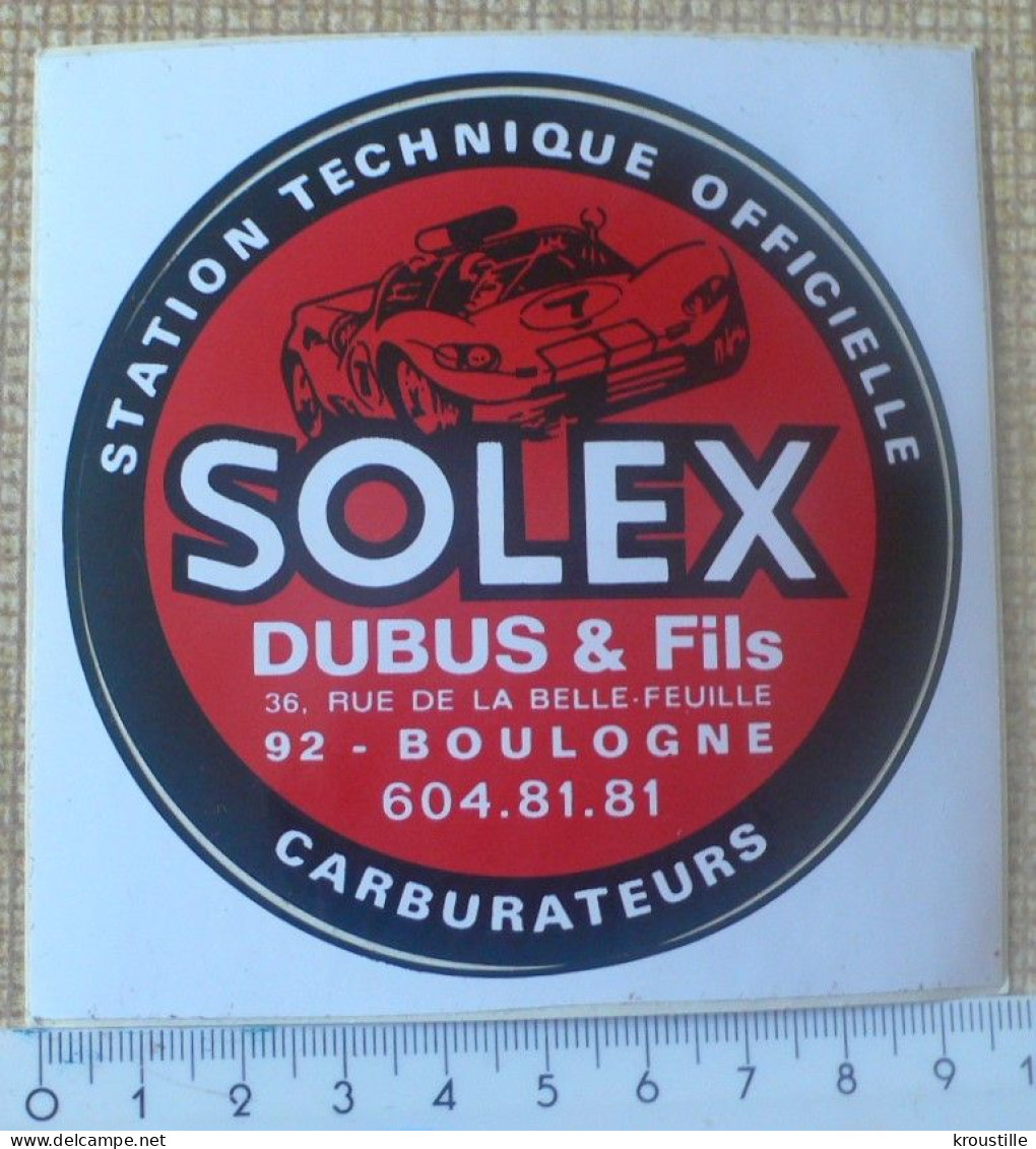 AUTOCOLLANT SOLEX DUBUS ET FILS - Stickers