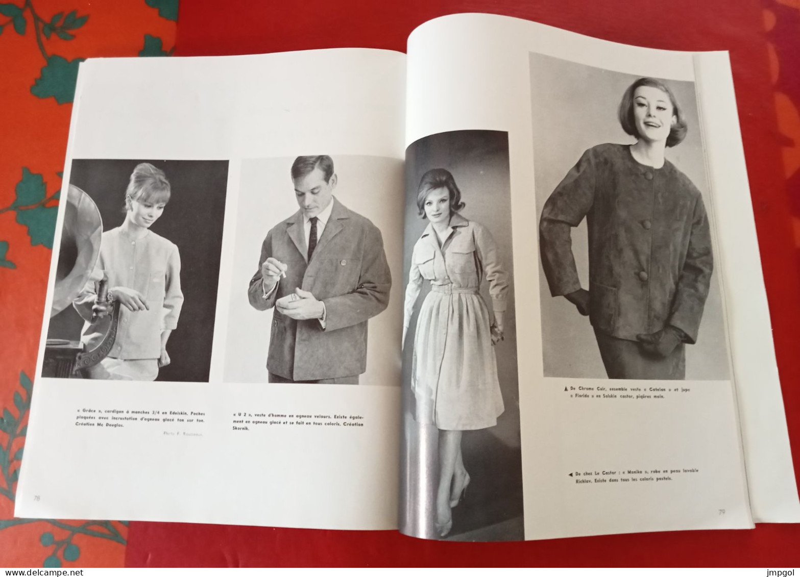 Prêt à Porter n°22 Mai 1961 Minou Drouet Martine Carol Tendance Mode Hommes et Femmes Tailleurs Robes Manteaux